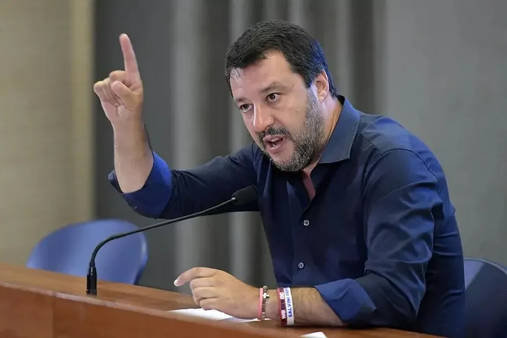 Matteo Salvini, Ministro de Transportes e Infraestructuras de Italia.