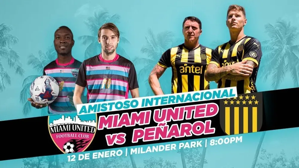 Peñarol juega su primer partido de pretemporada ante Miami United