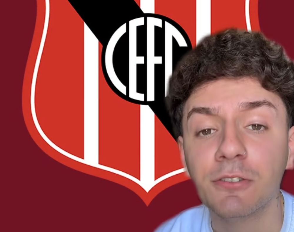 El anuncio del influencer argentino con el escudo de Central Español detrás