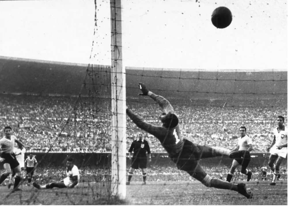 El empate de Juan Alberto Schiaffino en la final de Maracaná, el 16 de julio de 1950.