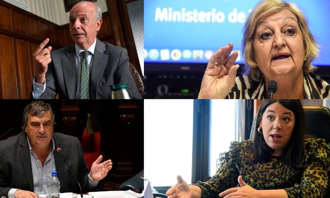 Javier García, Sergio Botana,&nbsp; Liliam Kechichian y Bettiana Díaz