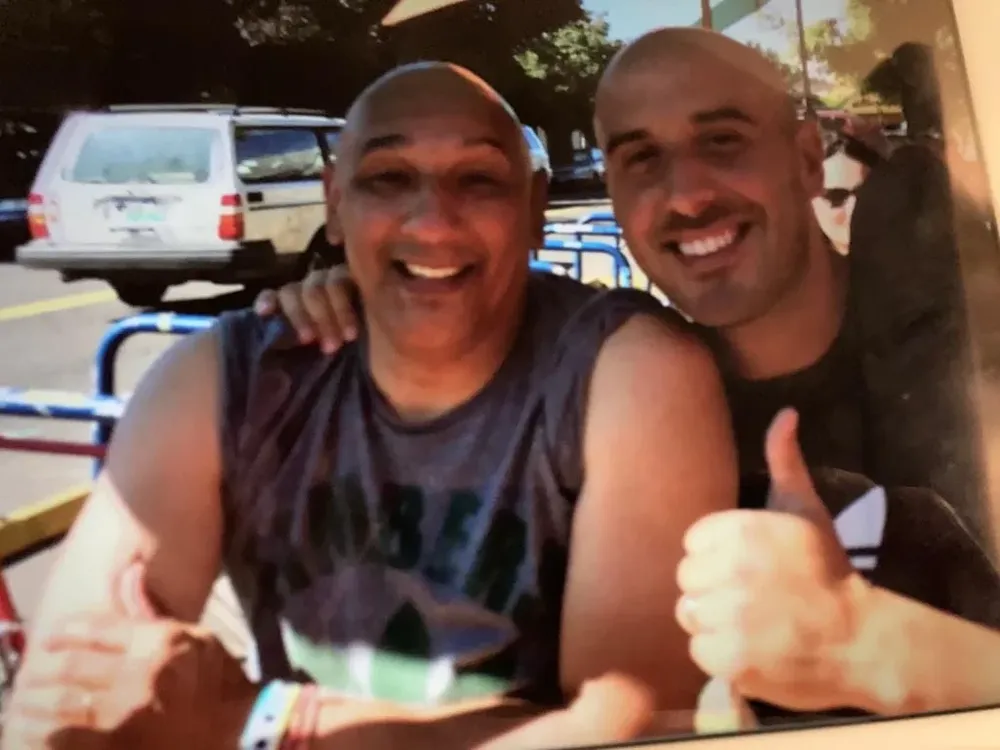 José Moreira y su hijo Pablo