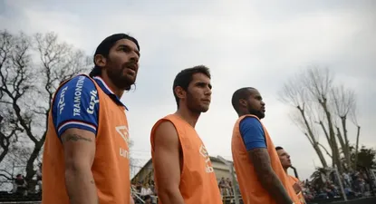 Abreu, Gorga, Mejía y Otormín en el Parque Viera