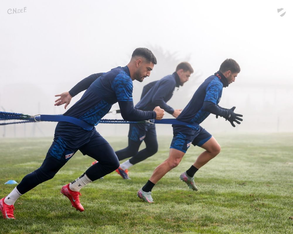 Nacional en la pretemporada para el Clausura 2025: Emiliano Ancheta, Nicolás Lodeiro y Sebastián Coates