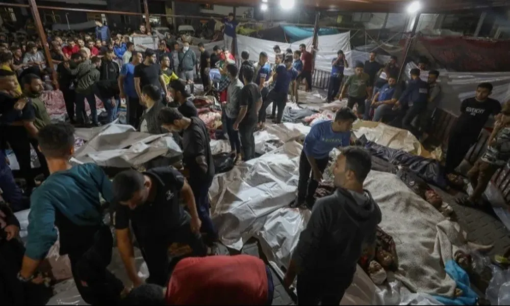 El vocero del ejército israelí negó directamente que haya tenido lugar un bombardeo.