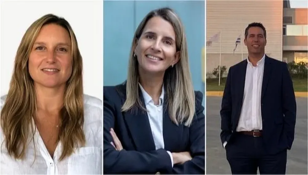 Magdalena Mutio, Fernanda Varini y Santiago Casas