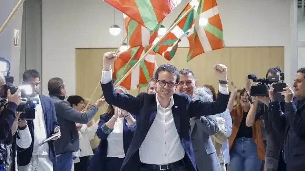 Pello Otxandiano, candidato derrota de EH Bildu en el País Vasco.