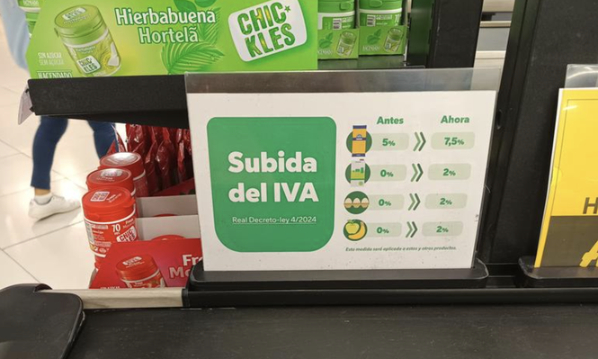 El polémico cartel en las cajas de Mercadona