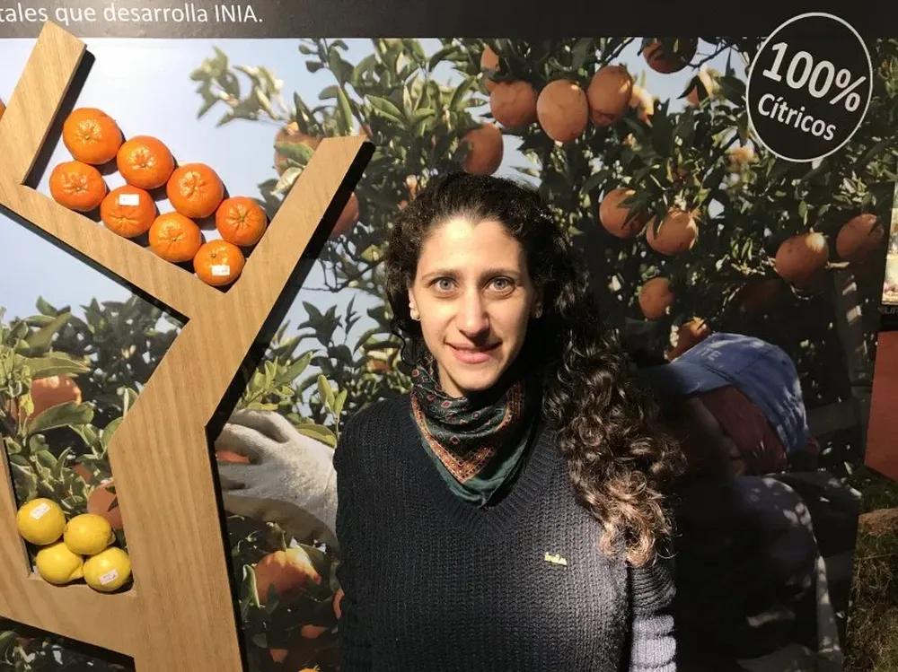 La licenciada Joanna Kuzuian detalló el aporte que este año hace INIA en la Rural del Prado.