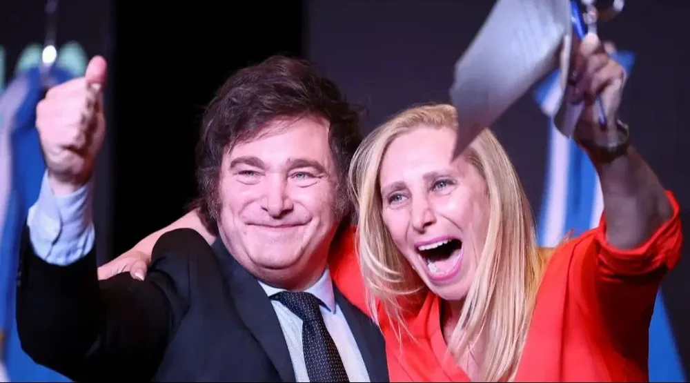 Javier y Karina Milei