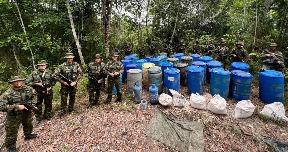Desalojo de mineros ilegales en Venezuela