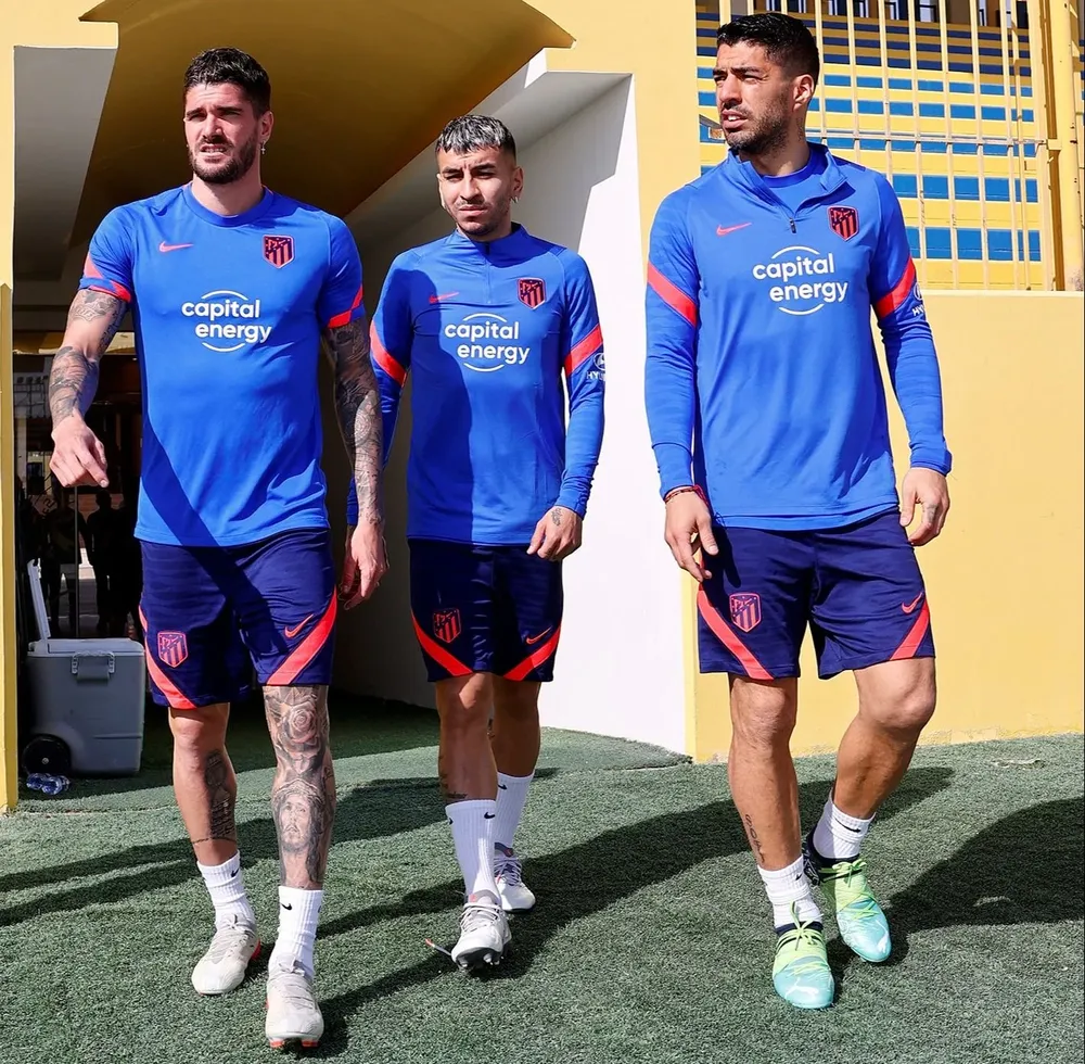 Rodrigo De Paul, Ángel Correa y Luis Suárez