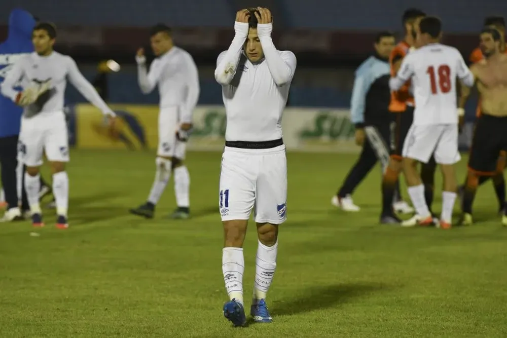 El gesto de Barcia al final del encuentro