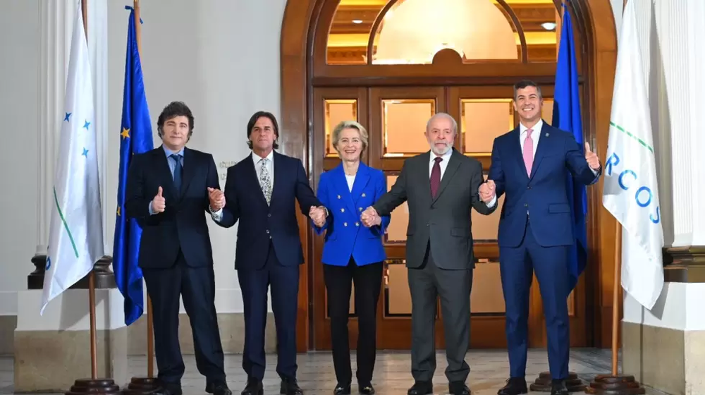 Firma del acuerdo entre la UE y el Mercosur en Montevideo