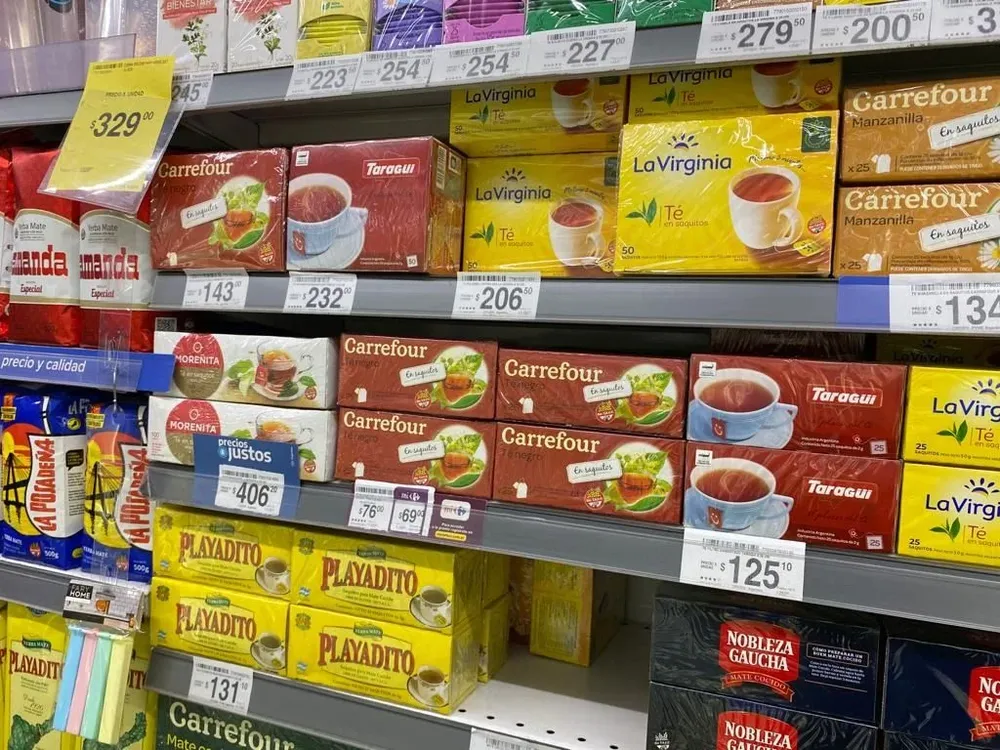 Precios de los productos en Argentina.