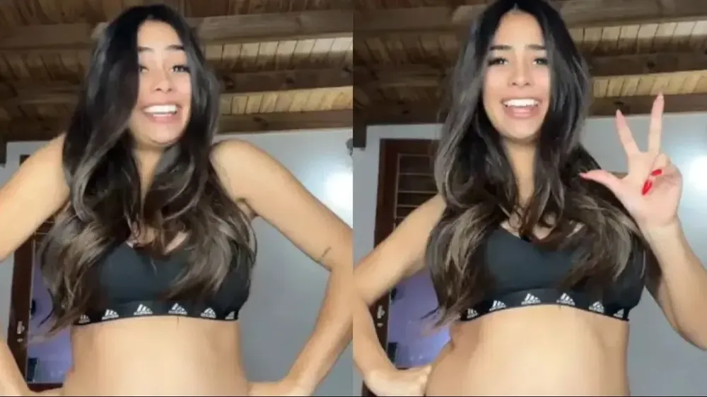 Daniela Celis, a días de ser mamá