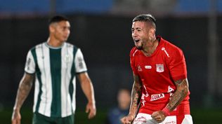 Rodrigo Holgado ante Racing