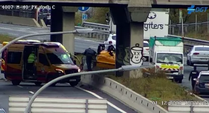 Cae un helicóptero en Madrid.