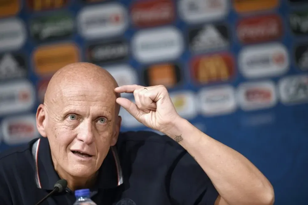 Pierluigi Collina, director del comité de árbitros de la UEFA