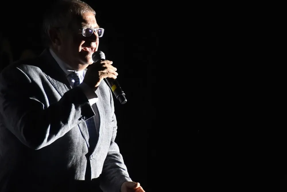 Álvaro Recoba, presentador del Teatro de Verano