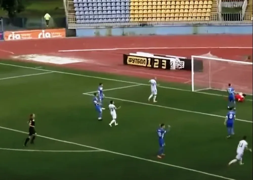 El gesto de Boyko tras recibir un gol