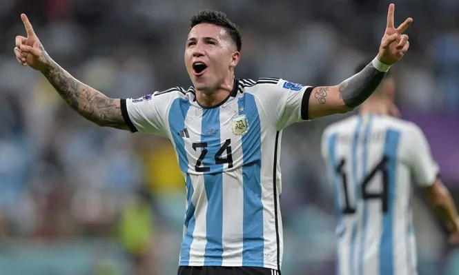 Enzo Fernández, figura en el Mundial