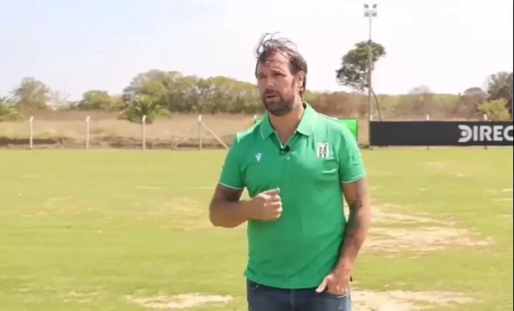 Fernando Cavenaghi en la Ciudad Deportiva de la SAD de Racing