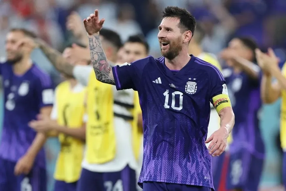 Messi festejó la clasificación
