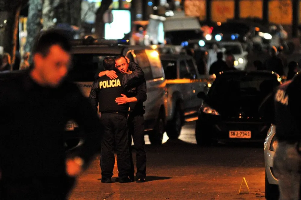 El atrincheramiento en Pocitos que conmovió a la Policía.