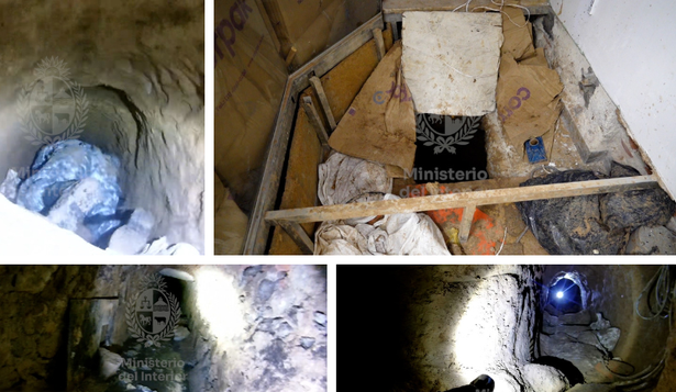 Túnel en Ciudad Vieja: la Policía confirmó que el objetivo era robar un banco y que delincuentes estuvieron "cerca" de concretarlo