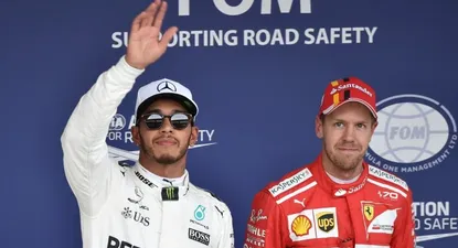 Hamilton y Vettel