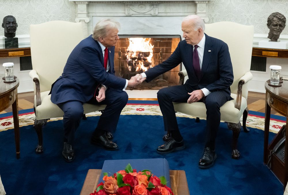 Biden con Trump en Casa Blanca - 13-11 - AFP.jpg