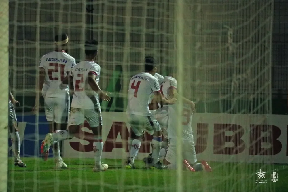 El festejo del equipo tricolor.