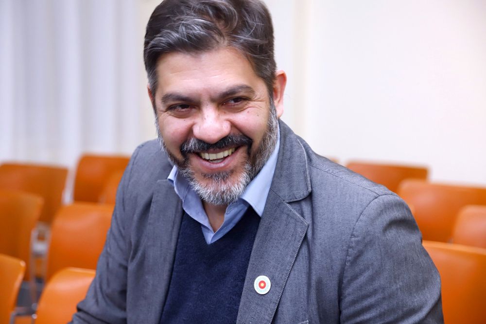 El jefe de Gabinete bonaerense Carlos Bianco visitó este miércoles la sede del Consejo Argentino para las Relaciones Internacionales (Foto: Giovanni Sacchetto)