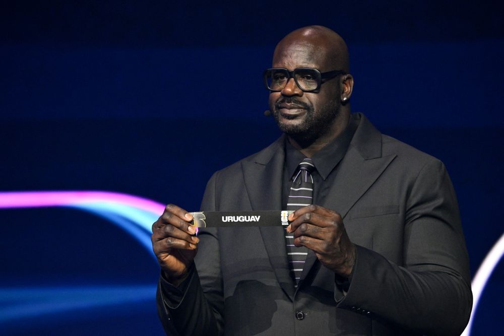 Shaquille O'Neal y la bolilla de Uruguay del Mundial 2026