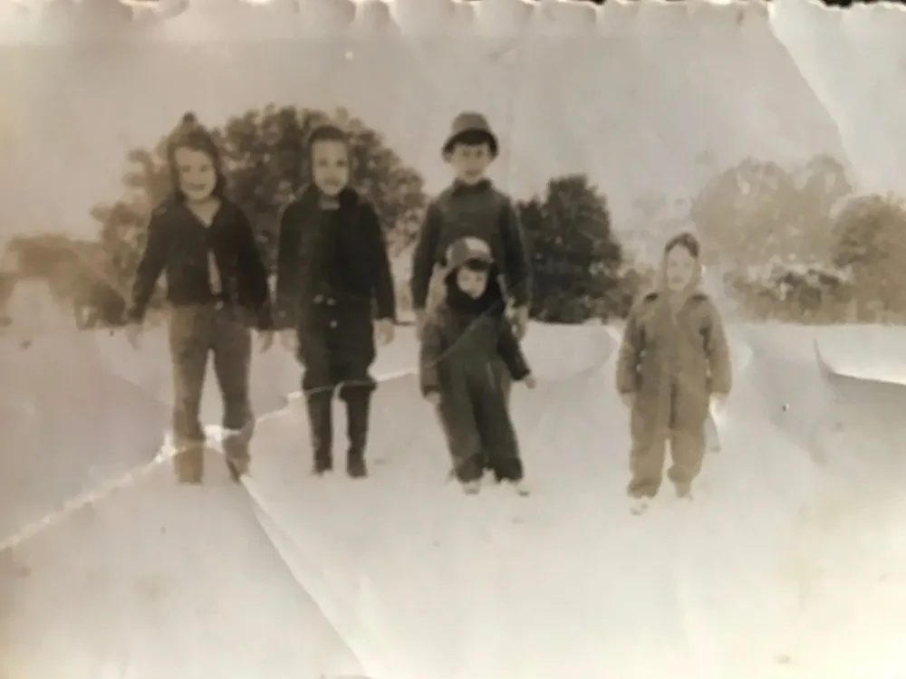 Pablo Carrasco, sus cuatro hermanos y una nevada histórica en Nico Pérez.