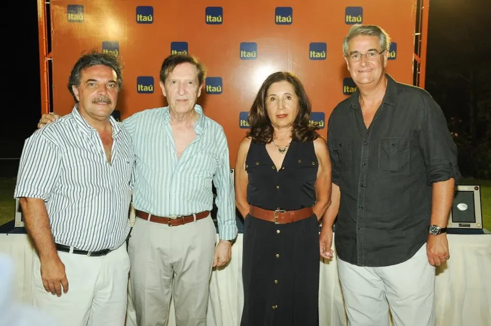 Omar Rey, Francisco Milan, Olga de Reddig y Horacio Vilaró