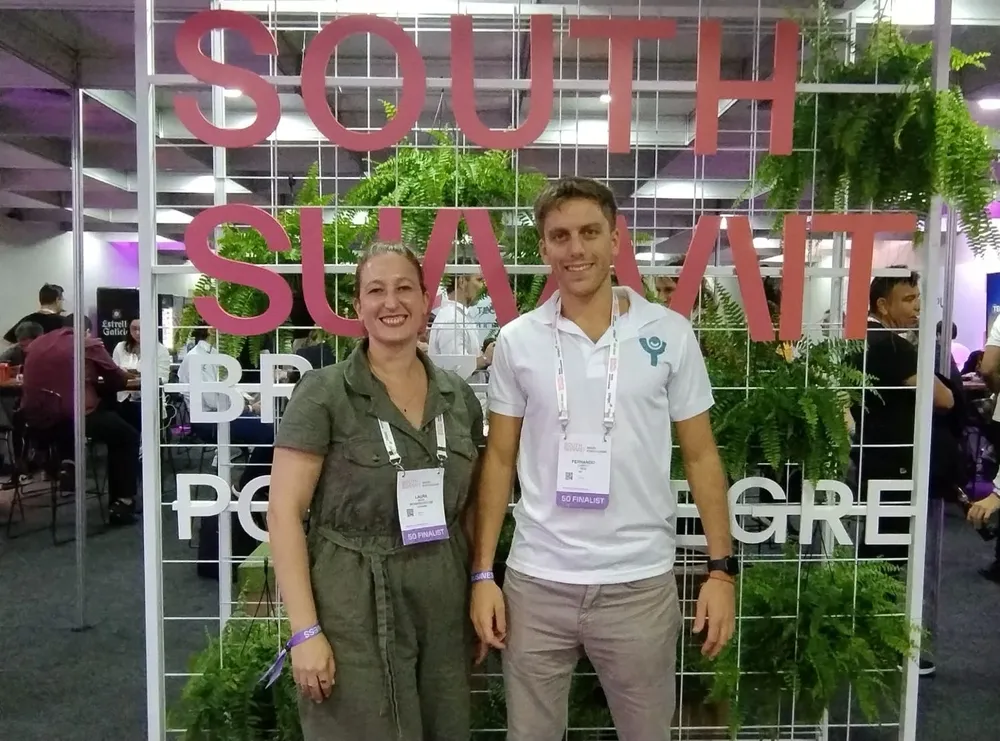 Laura Macció, fundadora y CEO de MetaBIX y Fernando Slamovitz, co-fundador de Yeda