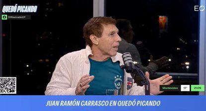 Juan Ramón Carrasco en Quedó Picando del streaming de El Observador