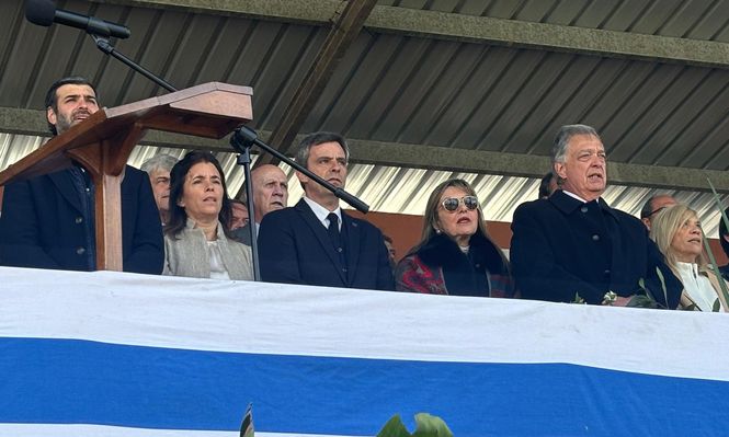 Expo Prado 2024: discursos, desde el palco de la Rural del Prado.