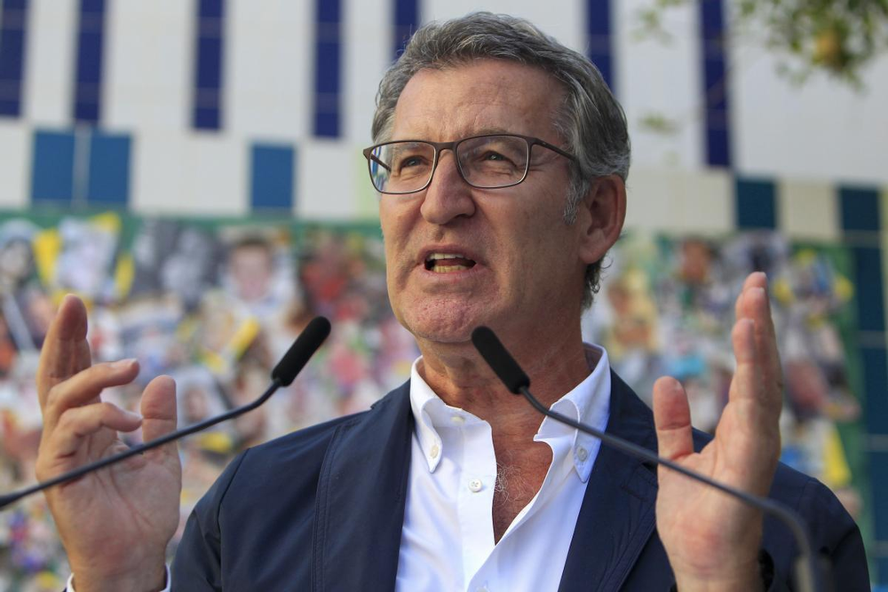 Alberto Núñez Feijóo, líder del PP.