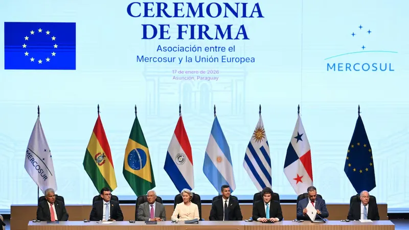 Comenzó a regir el acuerdo entre la Unión Europea y el Mercosur