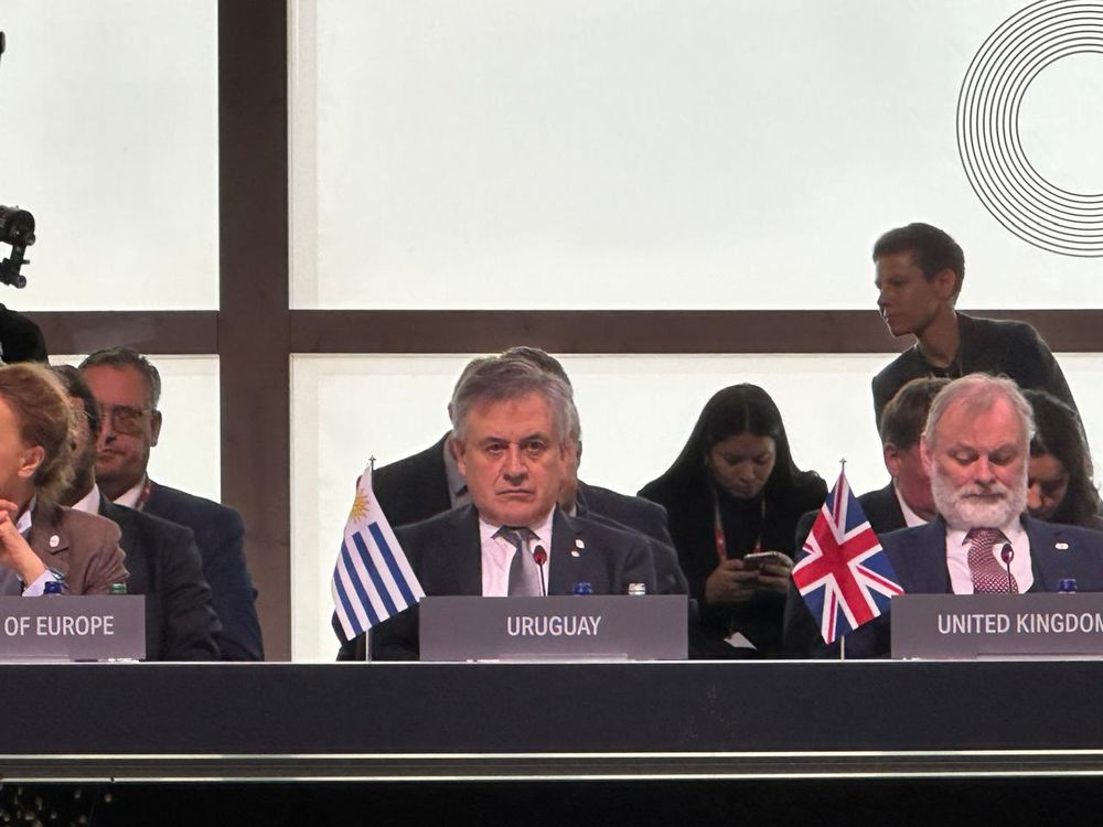 El canciller Omar Paganini en la Cumbre por la Paz en Ucrania que se realizó en Suiza