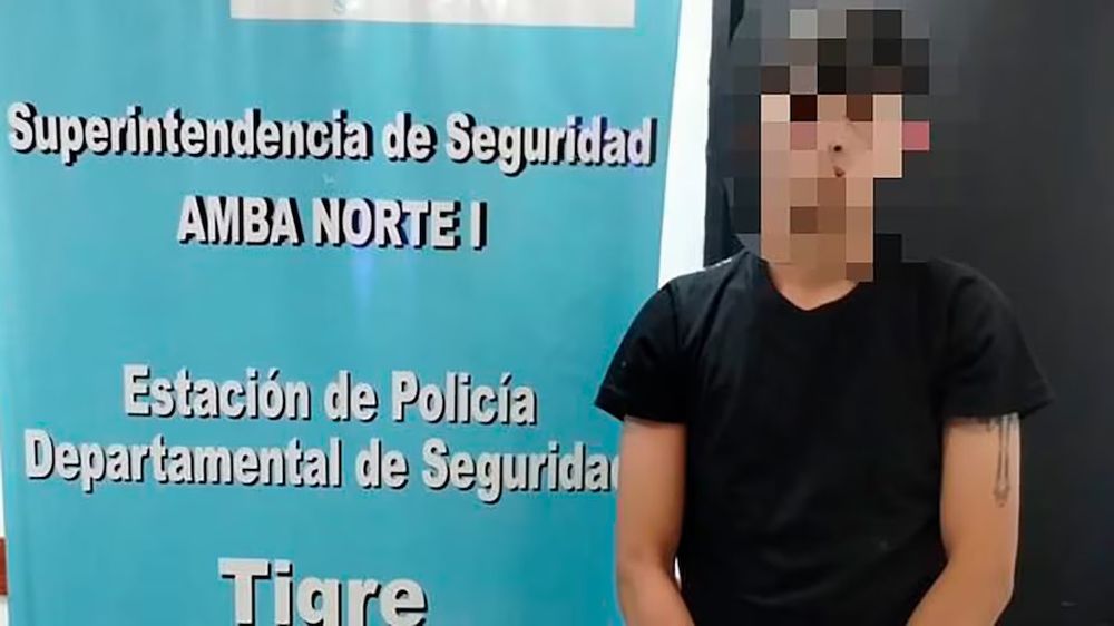 Castillito, el delincuente detenido.