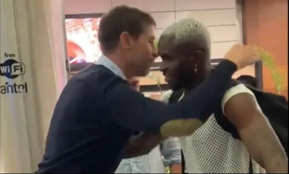 Sebastián Eguren y Christian Ebere