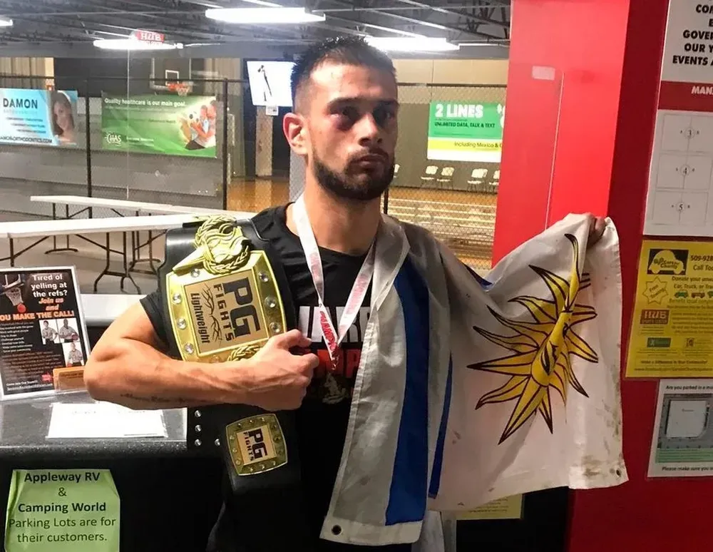 El luchador uruguayo de MMA, José Ignacio Ferreri