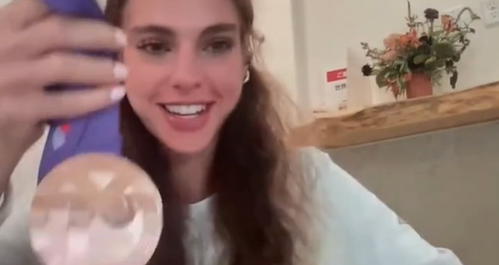 Julia Paternain mostró dónde guarda su medalla