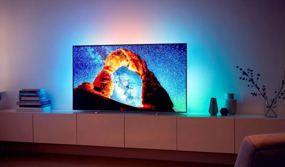 Smart TV Philips con tecnología OLED.
