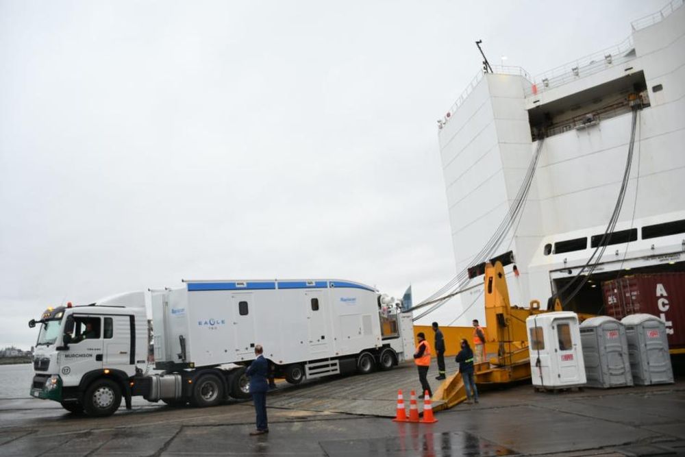 Arribaron al puerto de Montevideo dos escáneres para luchar contra el narcotráfico