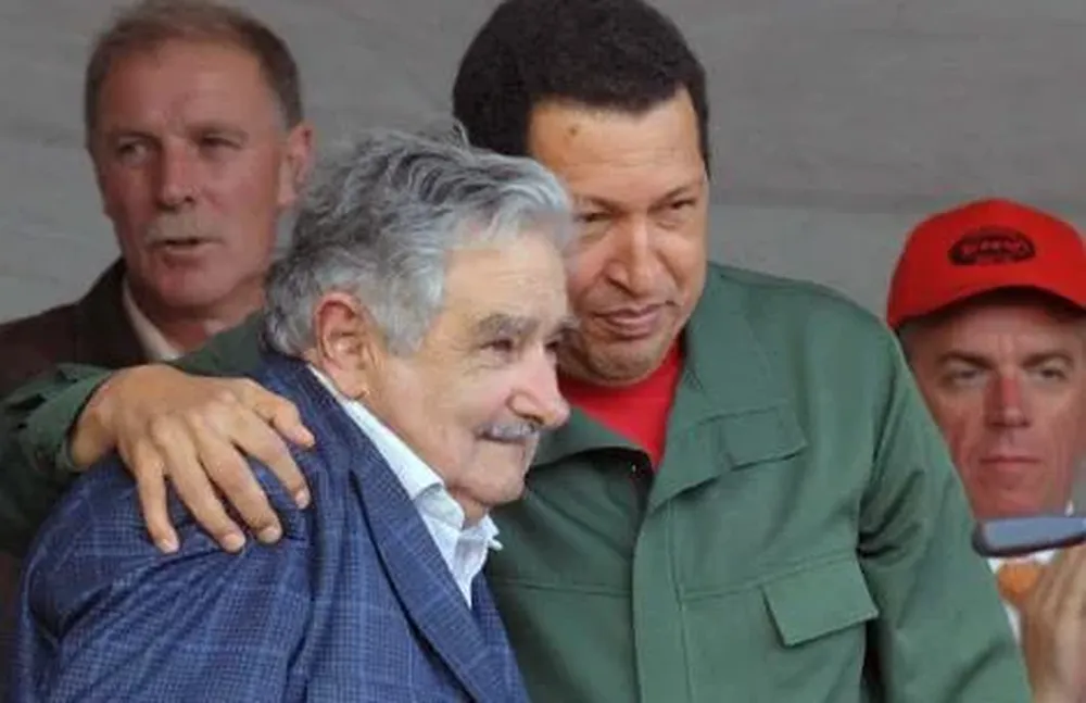 José Mujica y Hugo Chávez